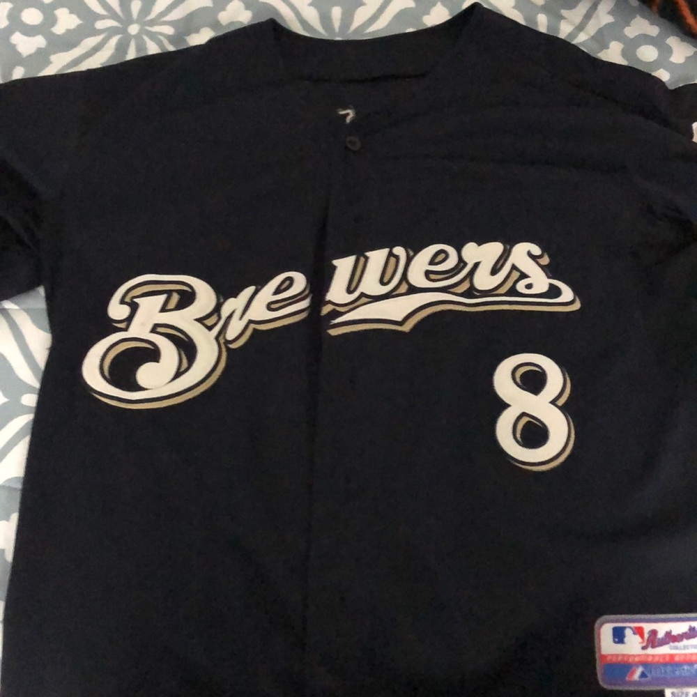 Milwaukee Brewers Ryan Braun Jersey.